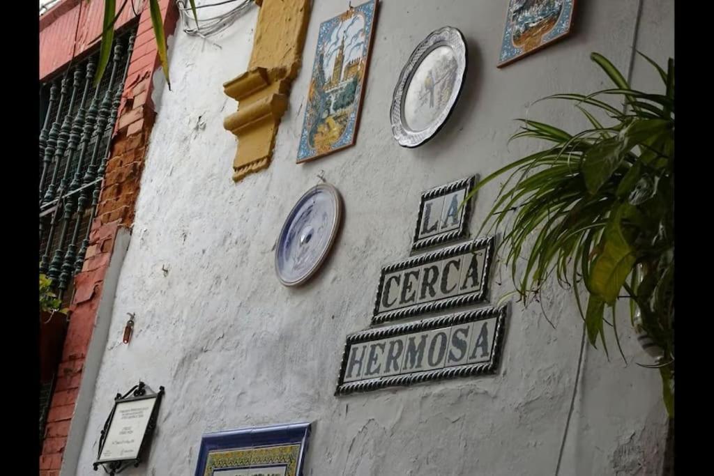 Tipico Y Pintoresco Patio De Vecinos, Con Encanto Sevilla Exterior foto