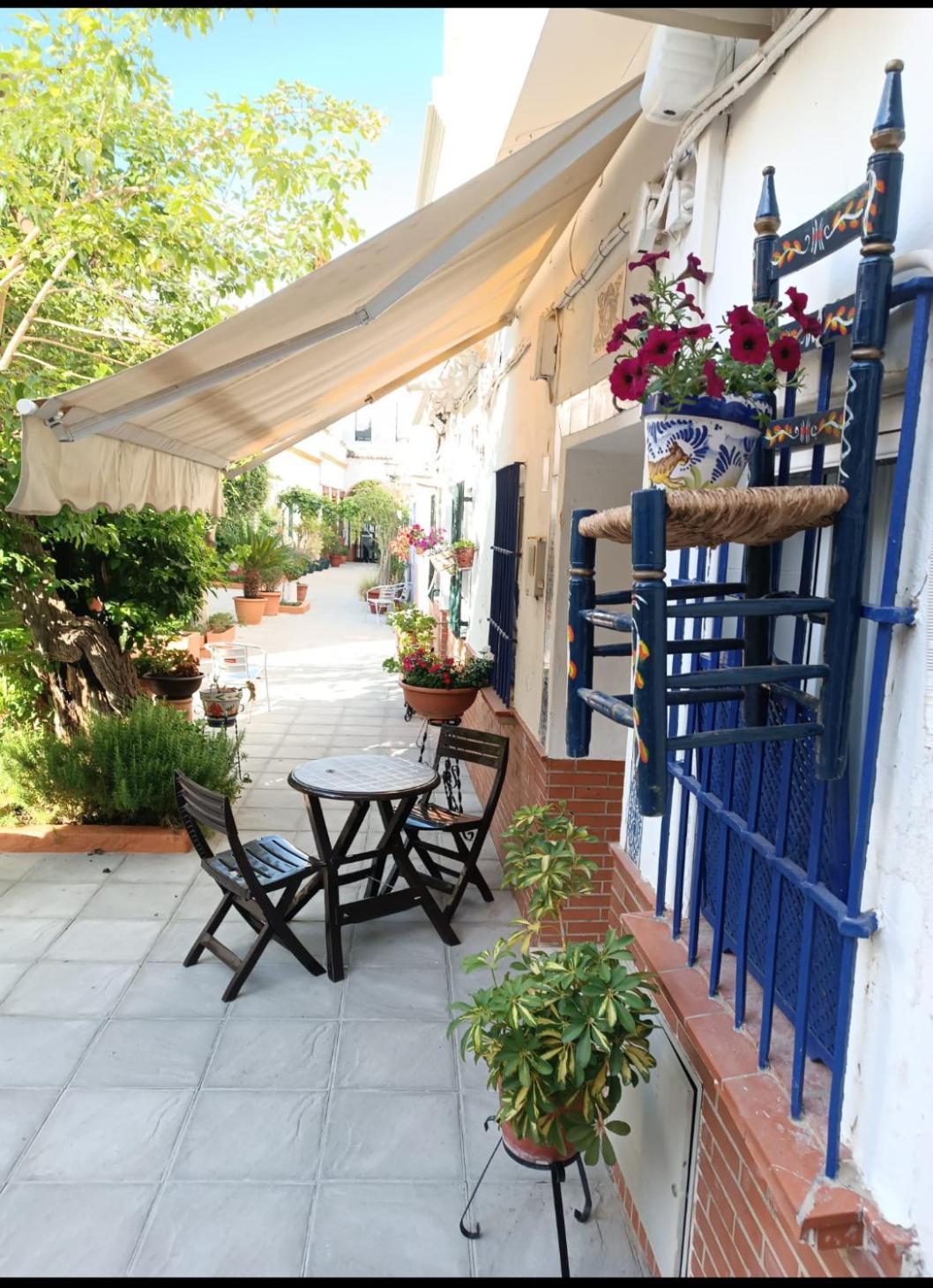 Tipico Y Pintoresco Patio De Vecinos, Con Encanto Sevilla Exterior foto